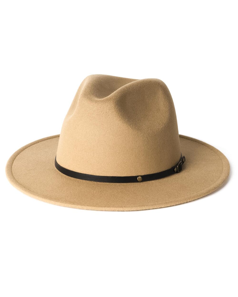 7650 Small Felt Fedora Hats,Petite Warm Panama Fedora Hat,Unisex Wide Brim